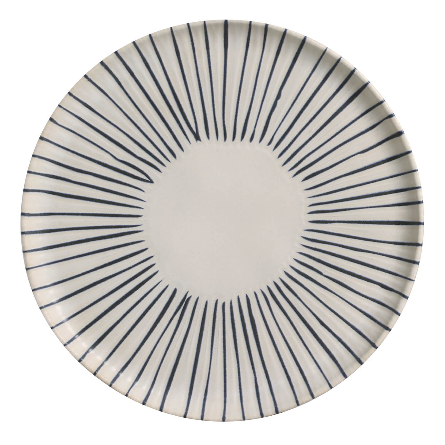 Handcrafted Blue and White Porcelain Dinner Plates, Set of 6