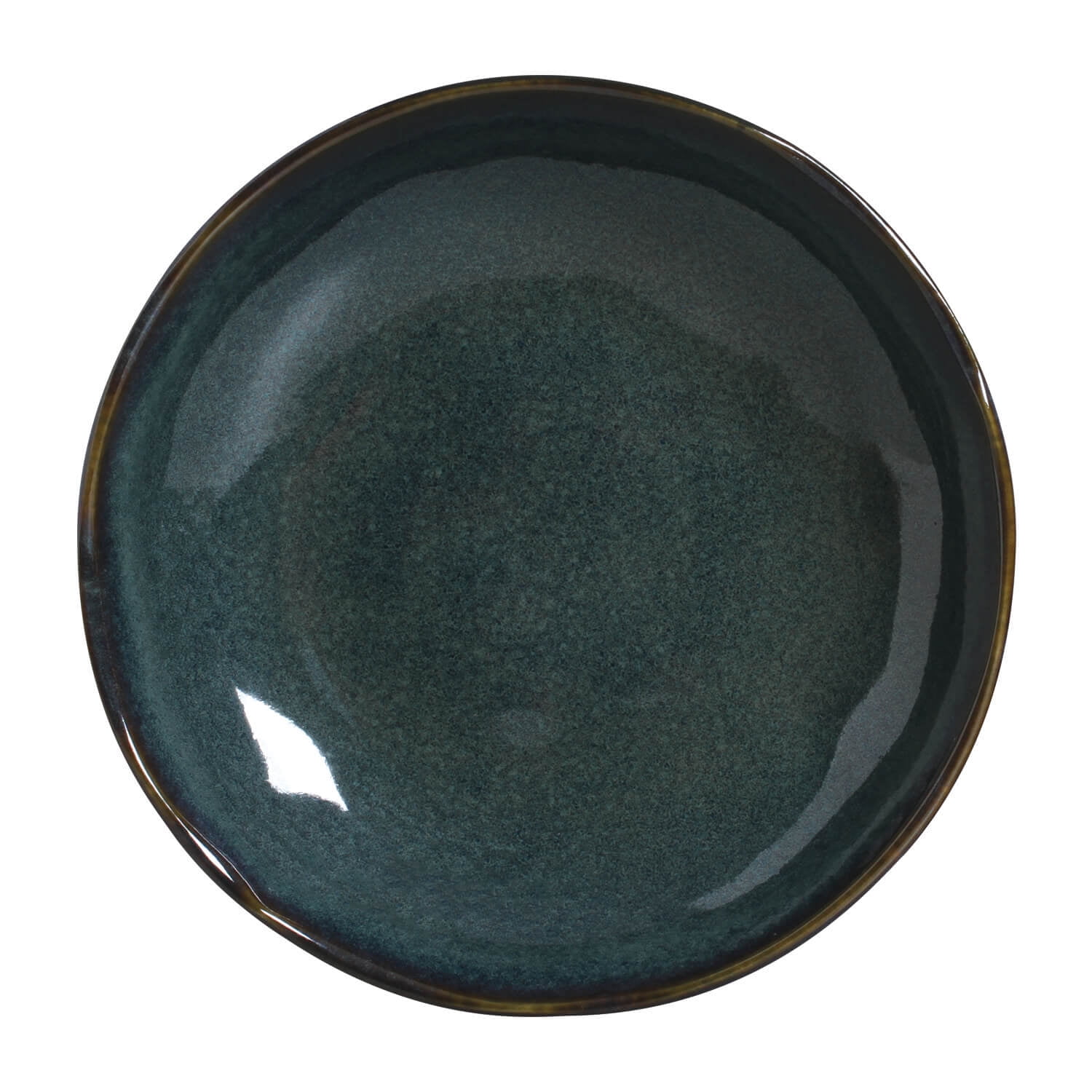 Oceano Blue Ceramic Salad Bowls, 28 Oz (Set of 6)