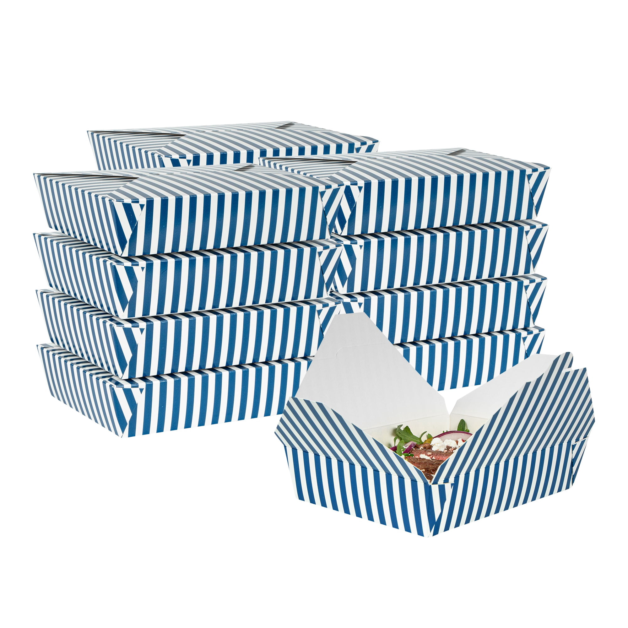 Bio Tek 50 oz Rectangle Kraft Paper #5 Bio Box Take Out Container - 2 ...