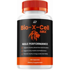 Bio-X-Cell for Men Capsules BioXCell Vitamin Complex Pills, Energy, 1 Pack, 60 Capsules