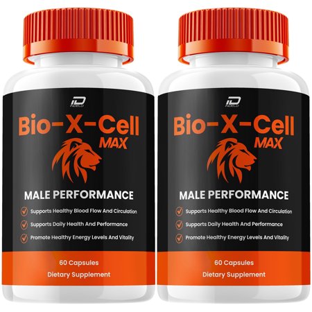 Bio-X-Cell for Men Capsules – BioXCell Vitamin Complex Pills, Energy, 2 Pack, 120 Capsules