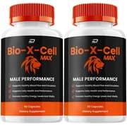 Bio-X-Cell for Men Capsules BioXCell Vitamin Complex Pills, Energy, 2 Pack, 120 Capsules