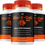 Bio-X-Cell for Men Capsules   BioXCell Vitamin Complex Pills, Energy, 3 Pack, 180 Capsules