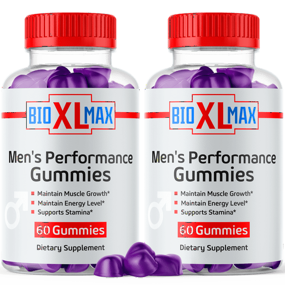 Bio XL Max Gummies Advanced Formula All Natural Vitamin Supplement 120 Gummies