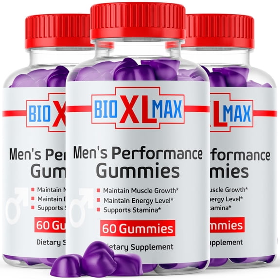 Bio XL Max Gummies Advanced Formula All Natural Vitamin Supplement 180 Gummies
