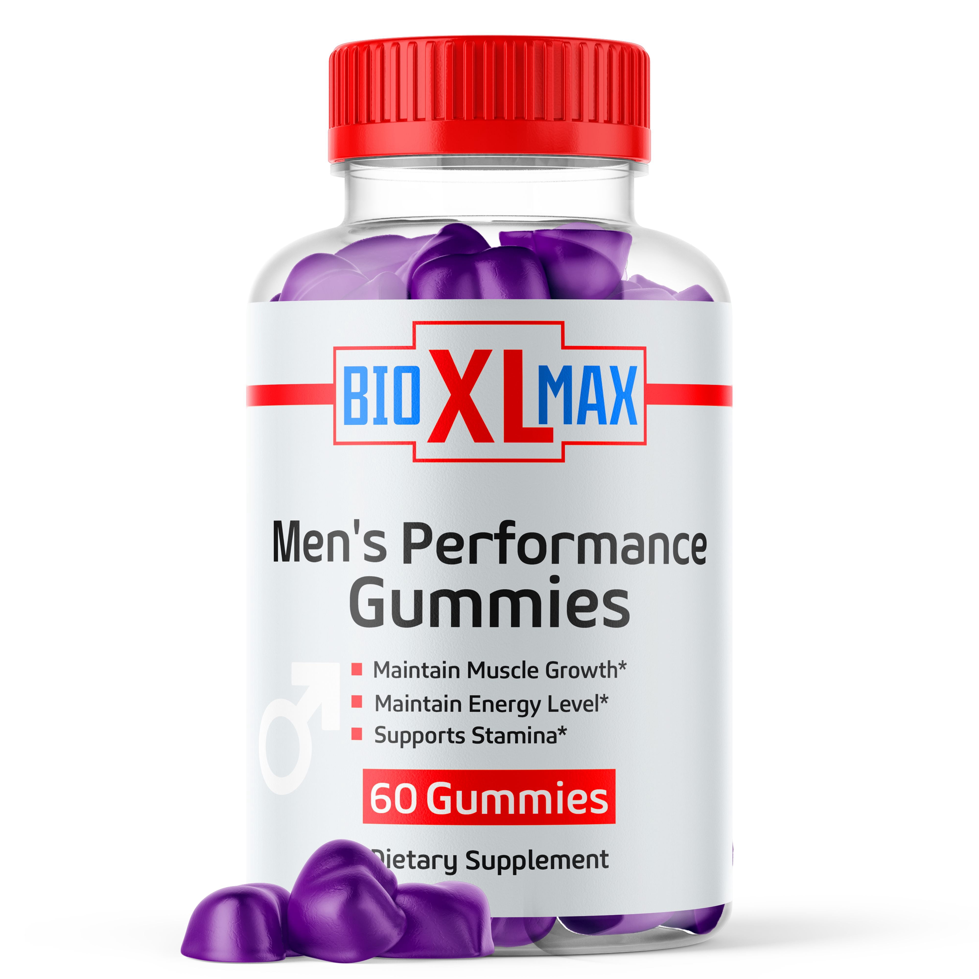 Bio XL Max Gummies Advanced Formula All Natural Vitamin Supplement 60 ...