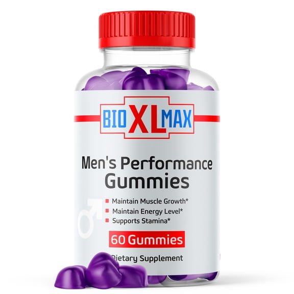 Bio XL Max Gummies Advanced Formula All Natural Vitamin Supplement 60 Gummies