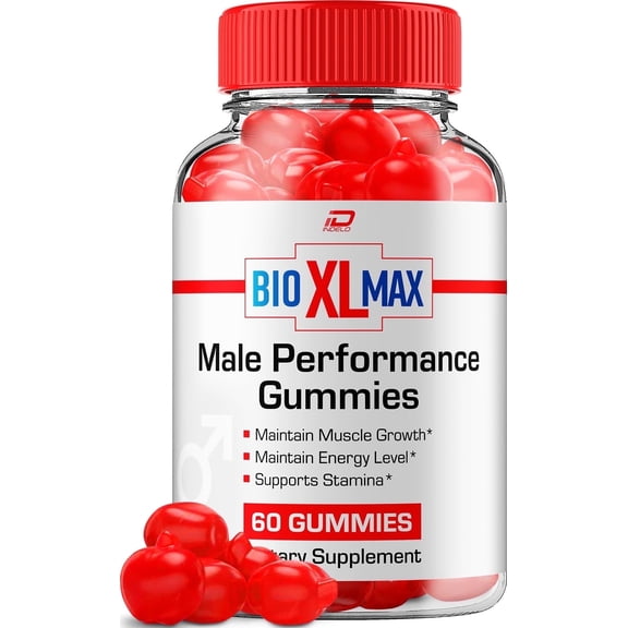 Bio XL Max Gummies for Men  BioXLMax Male Gummy All-Natural Reviews, 1 Pack, 60 Gummies