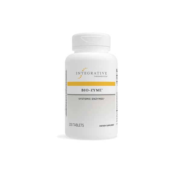 Integrative Therapeutics Bio-Zyme - Pancreatic Enzyme Complex for Digestive Support* - Supports Healthy Digestion* - Undiluted Pancreatic Extract - 200 Tablets (100 Servings)