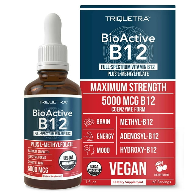 BioActive B12 Liquid FullSpectrum Vitamin B12 with LMethylfolate