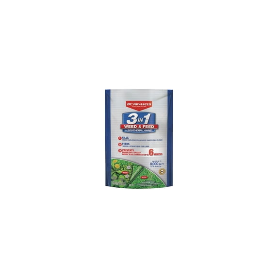BioAdvanced 3-In-1 Southern Weed & Feed