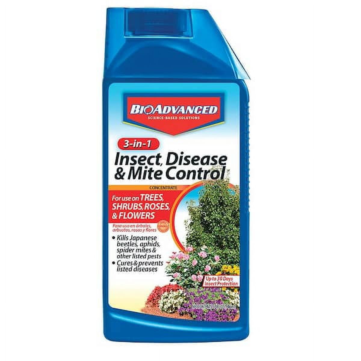 BioAdvanced 32 oz. Concentrate 3-in-1 Insect, Disease and Mite Control 701285