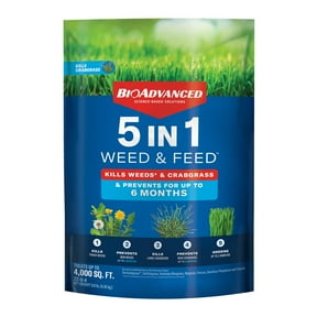 BioAdvanced 5-in-1 Weed and Feed 9.6 LBS