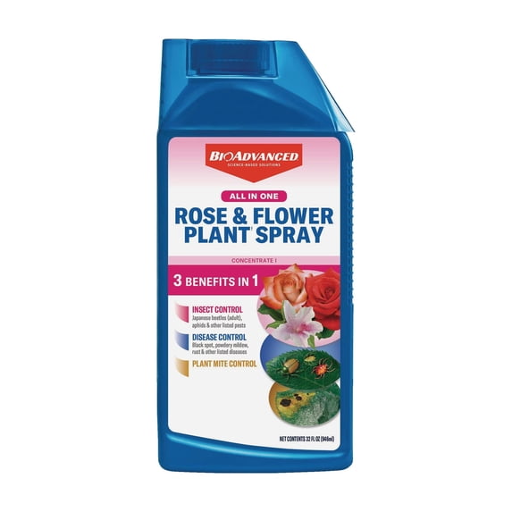 BioAdvanced All-In-1 Rose & Flower Spray, Part Number 820061B - Pack of ...