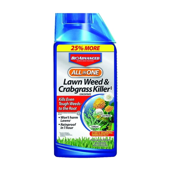 BioAdvanced All-in-1 Crabgrass & Weed Killer Concentrate 40 Oz Liquid Spray 704140B - Pack of 20