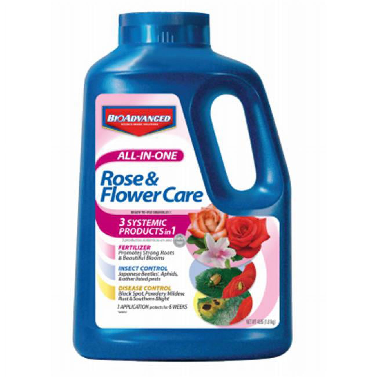 BioAdvanced All in One Rose & Flower Care 4lb Granule Fertilize and Protect - image 1 of 7