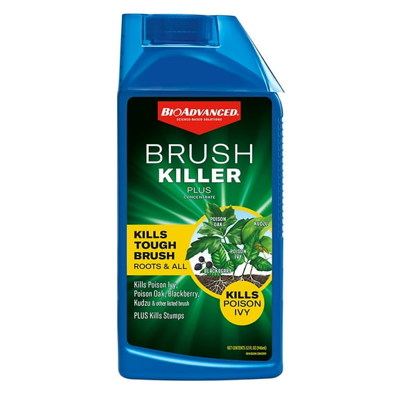 BioAdvanced Brush Killer Plus, Concentrate, 32 oz, 4,000 Sq Ft
