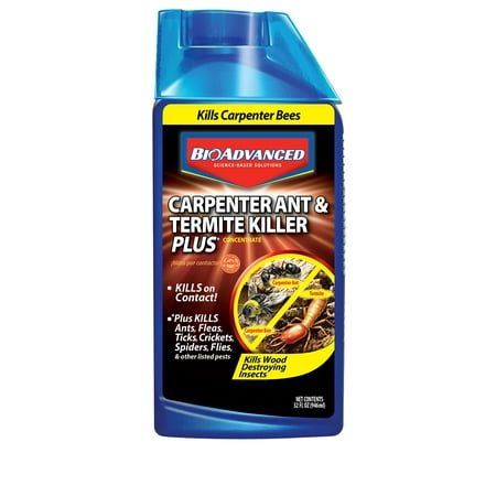 BioAdvanced Carpenter Ant & Termite Killer Plus, Concentrate, 40 Oz