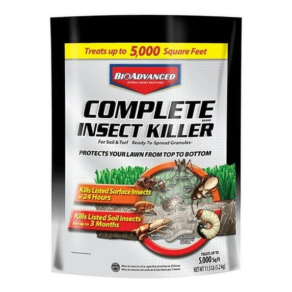 BioAdvanced Complete Insect Killer for Soil & Turf, Granular, 11.5# (5K sqft)