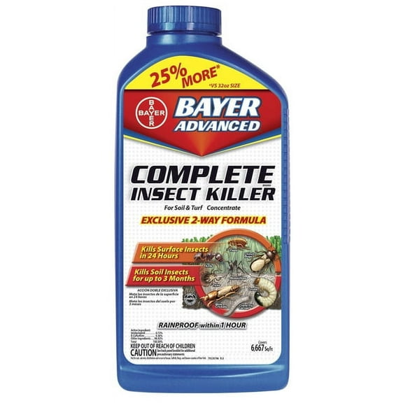 BioAdvanced Complete Insect Killer for Soil and Turf, Concentrate 40 Oz