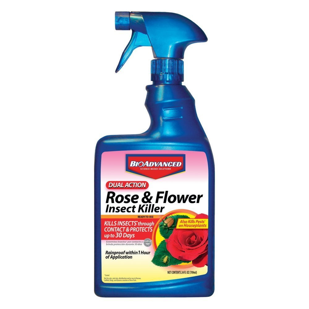 BioAdvanced Dual Action Rose & Flower Insect Killer, Ready-to-Use, 24 oz