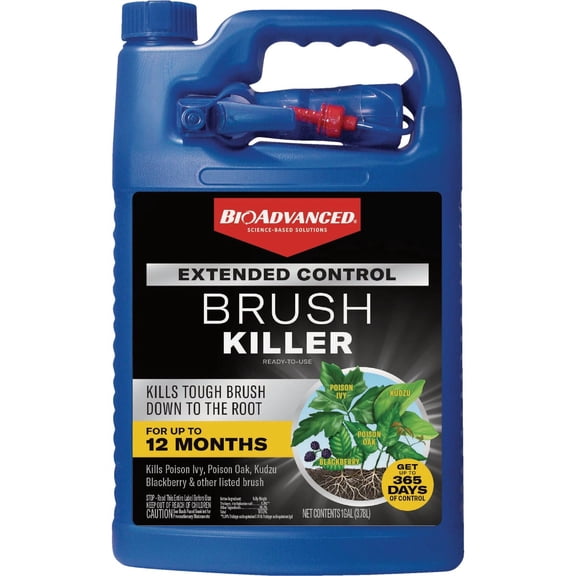 BioAdvanced Extended Control Brush Killer Ready-to-Use - Outdoor Use - 1.3 Gallon