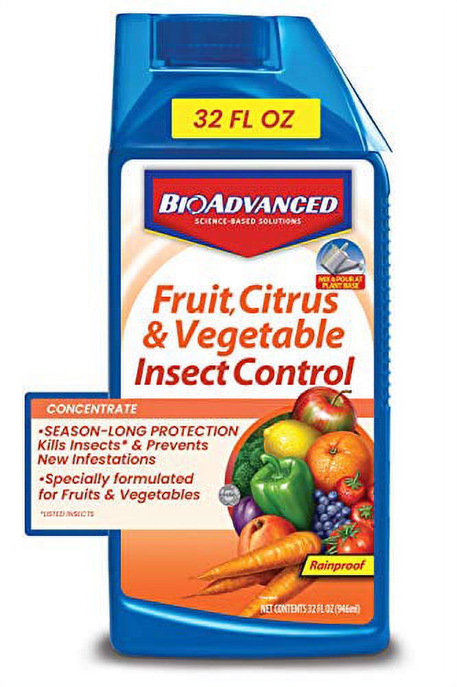 BioAdvanced Fruit, Citrus & Vegetable Insect Control, Concentrate, 32