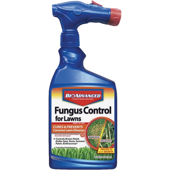 BioAdvanced Fungus Control for Lawns, Ready-to-Spray, 32 oz, 5,000 Sq Ft