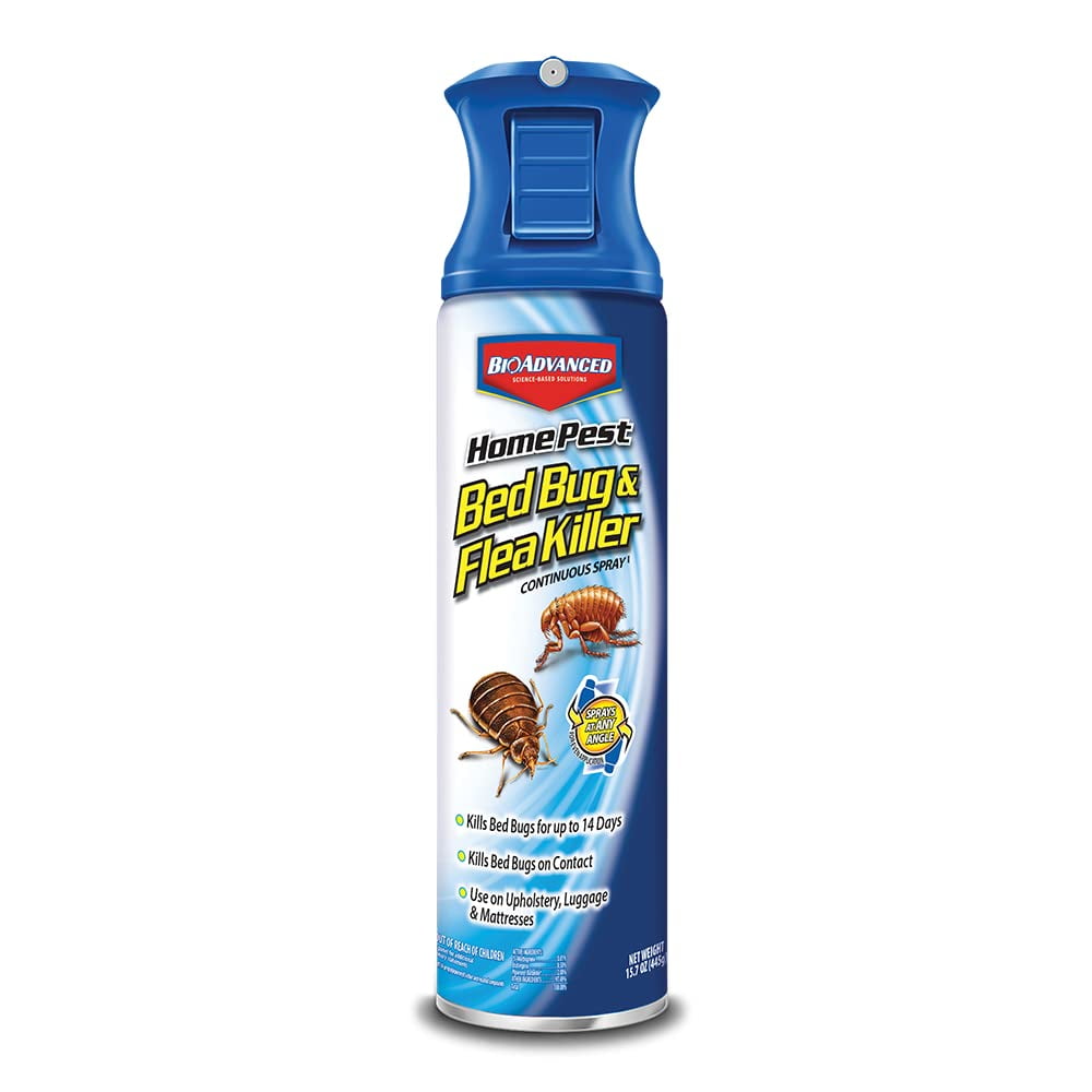 BioAdvanced Home Pest Bed Bug & Flea Killer, Continuous Spray I, 15.7oz