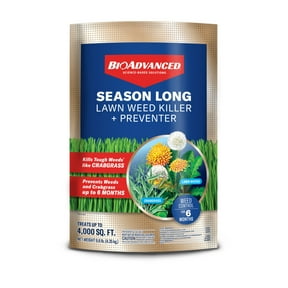 BioAdvanced Season Long Weed Killer Plus Preventer for Northern Lawns, Granules, 9.6 LB