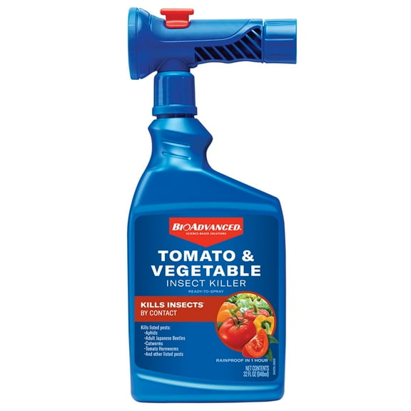 BioAdvanced Tomato & Vegetable Insect Killer, Ready-to-Spray, 32 oz