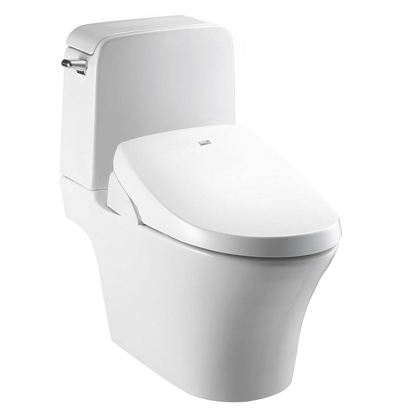 BioBidet Luxury A8 Serenity Bidet Toilet Seat with Remote, White