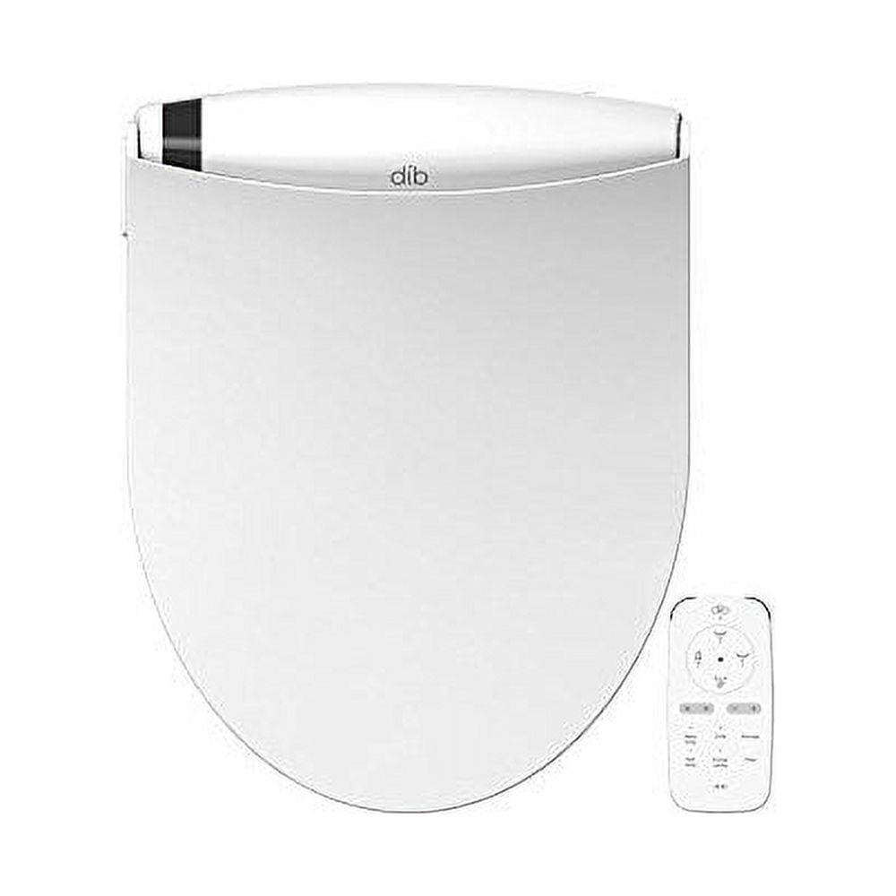 BioBidet White Elongated Electric Bidet Toilet Seat with Remote