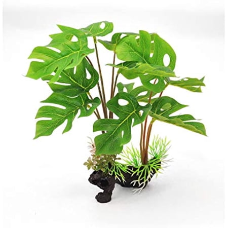 BioBubble Decorative Split Leaf Green 6" x 3" x 12"