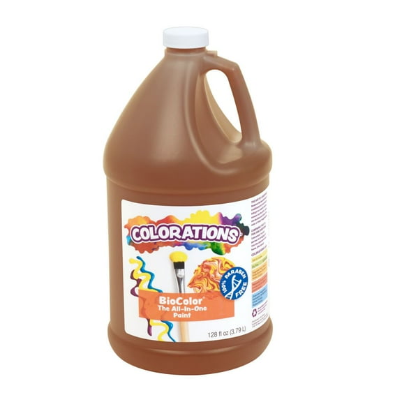 Colorations Paraben-Free BioColor Paint- Brown, 1 Gallon