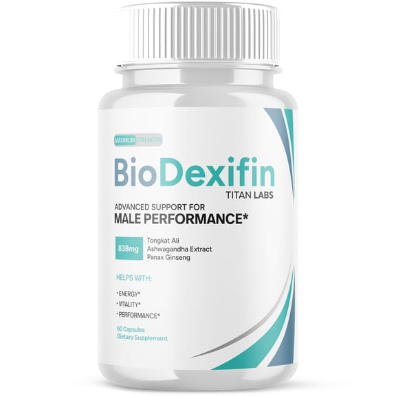 BioDexifin Advanced Formula Natural Supplement Pills for Max Strength 60 Capsules