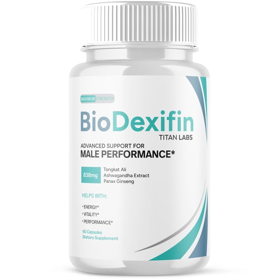 BioDexifin Advanced Formula Natural Supplement Pills for Max Strength 60 Capsules
