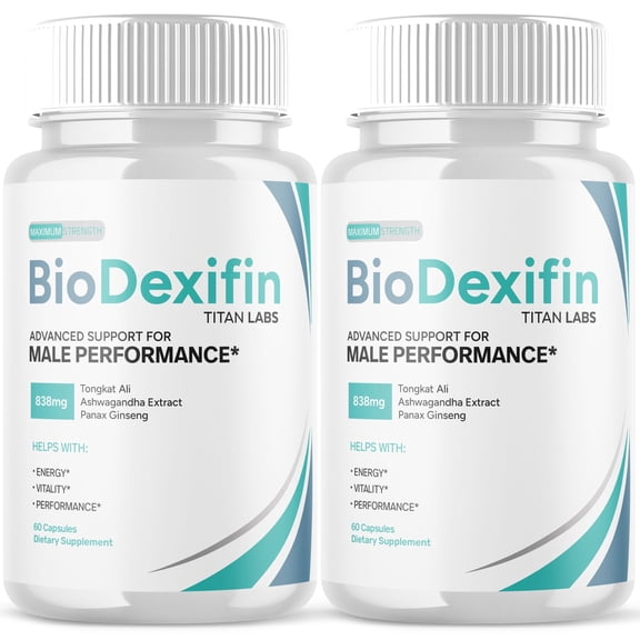 BioDexifin Advanced Formula Natural Supplement Pills for Max Strength Bio Dexifin 120 Capsules