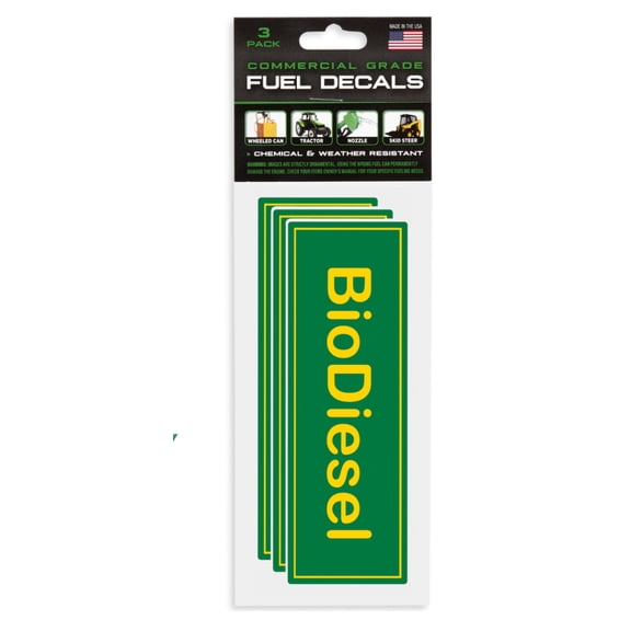 BioDiesel Sticker | 2x6 | 3 PACK