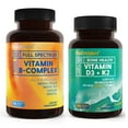 thumbnail image 1 of BioEmblem B-Complex & D3 K2 – Supports Energy, Metabolism, Brain & Heart Health – 90 Capsules, 1 of 5