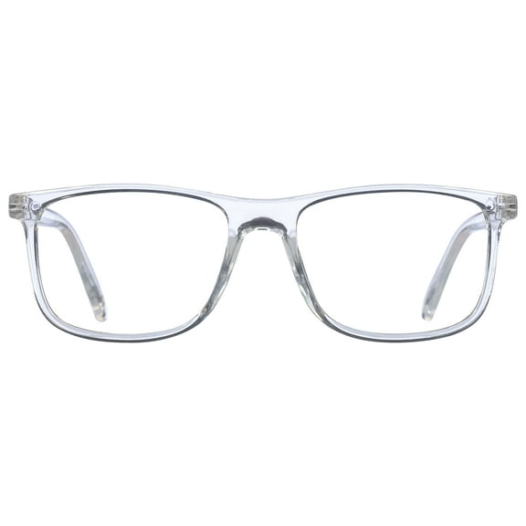 BioEyes Mens Reading Glasses Made from Recycled Plastic Ewan Cry +1.25 in Color Crystal