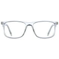 thumbnail image 1 of B.E Bio Eyes Mens Rectangular Reading Glasses Made from Recycled Plastic Ewan +2.50 in Crystal, 1 of 11