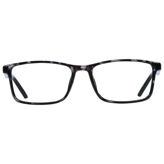 B.E Bio Eyes Mens Rectangular Reading Glasses Made from Recycled Plastic Taro +2.50 in Grey