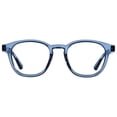 thumbnail image 1 of Bio Eyes Unisex Round Reading Glasses Made from Recycled Plastic Basil +1.75 in Blue, 1 of 10
