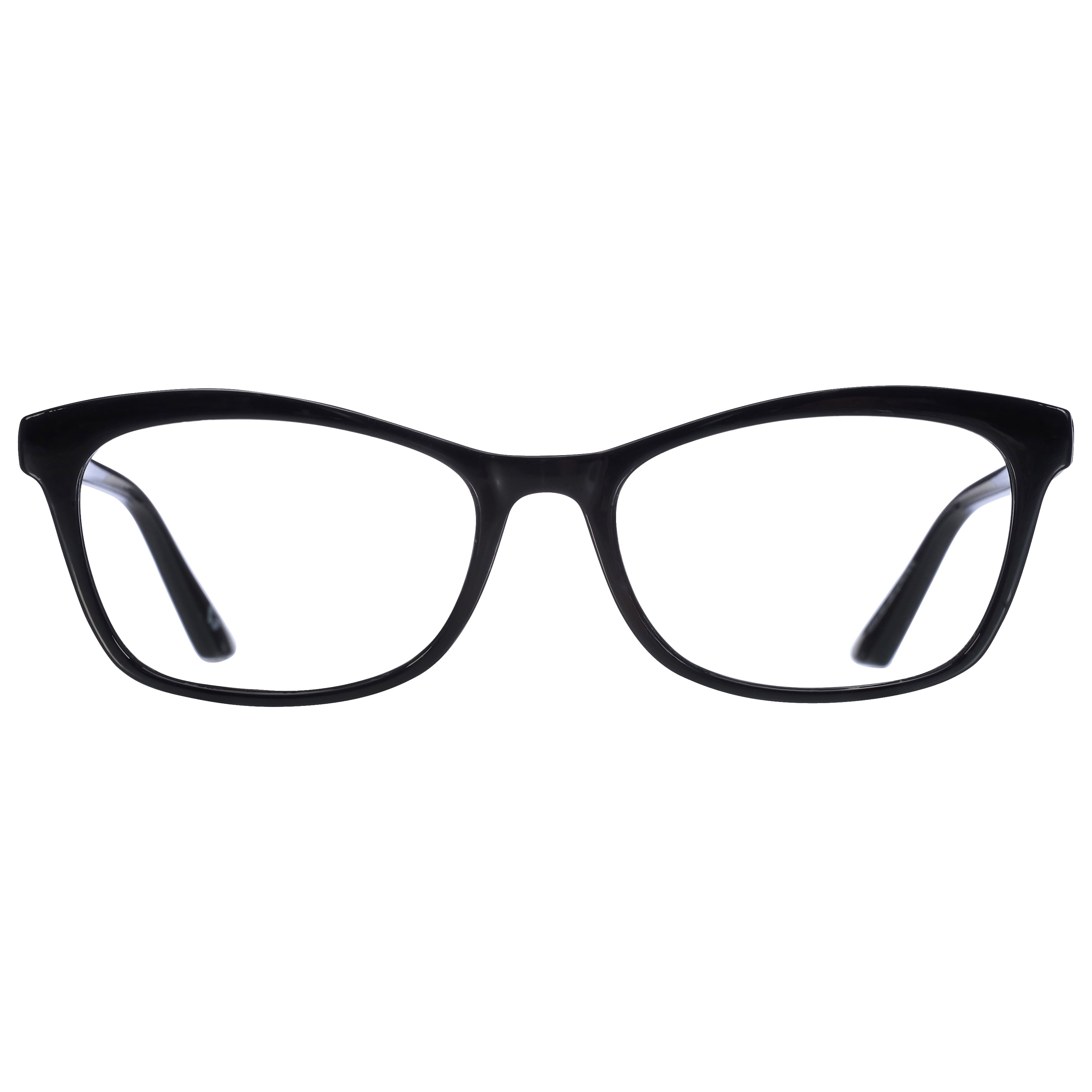 B.E Bio Eyes Womens Cateye Reading Glasses Made from Recycled Plastic Hazel +1.75 in Black