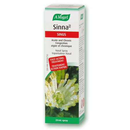 BioForce - A.VOGEL REMEDIES, SINNA NASAL SPRAY - SINUS CONGESTION-FAST ACTING, 20 ML