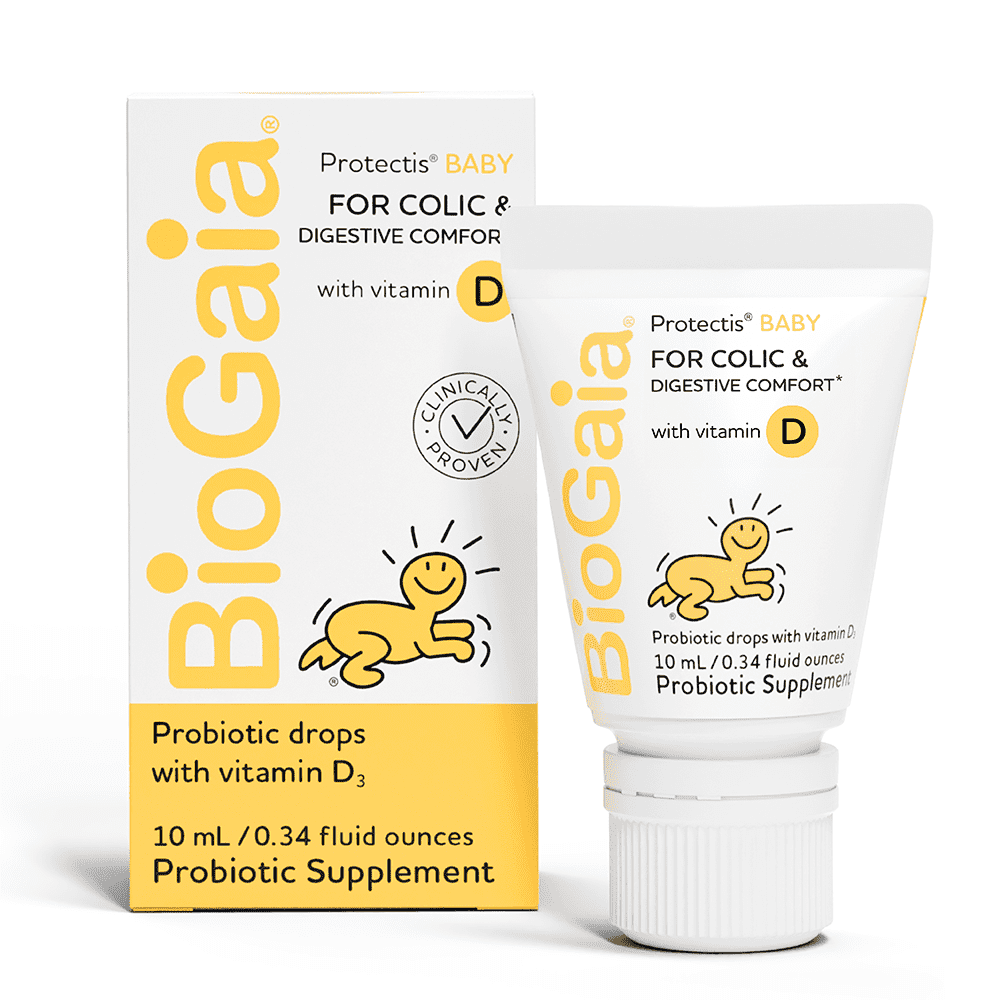 BioGaia Baby Probiotic Drops Colic & Gas Relief + Vitamin D, 50Day
