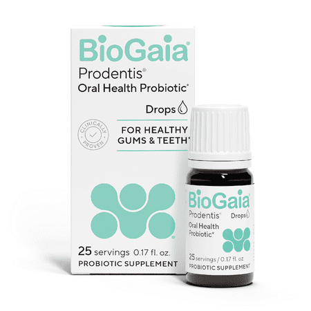 BioGaia Oral Health Probiotic Drops | For Healthy Gums & Teeth | Common Dental Problem Defense