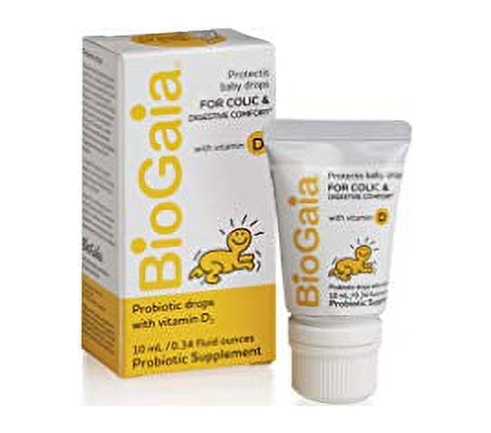 BioGaia Protectis Probiotics Drops with Vitamin D for Baby, Infants