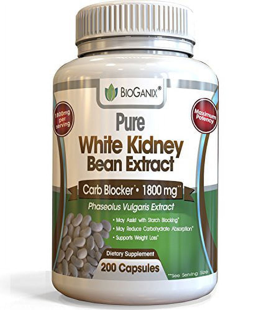 BioGanix Best Carb and Fat Blocker Supplement For Weight Loss, 1800 Mg